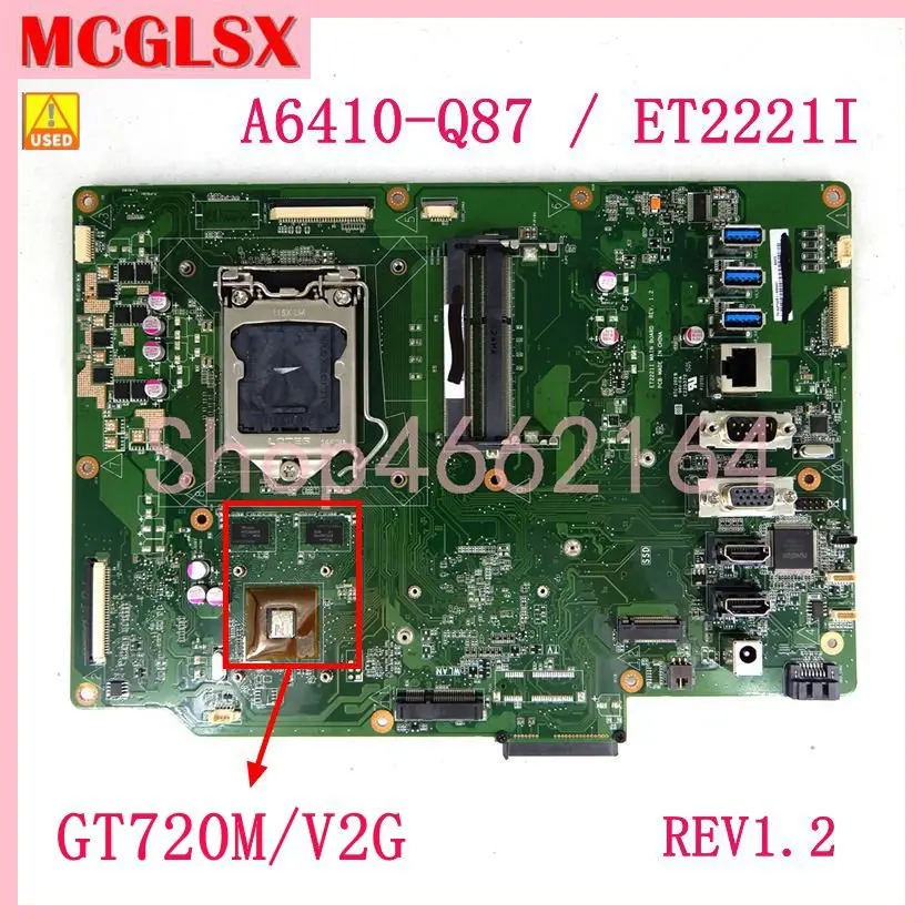 Материнская плата для ASUS 6410-Q87 ET2221I ET2221, б/у