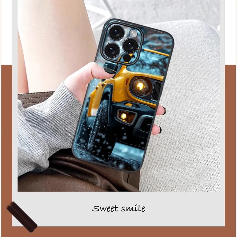 J-Jeeps off road SUV Phone Case For iPhone 16 15 14 13 12 11 PRO MAX PLUS Mini TPU Soft to Skin-friendly case