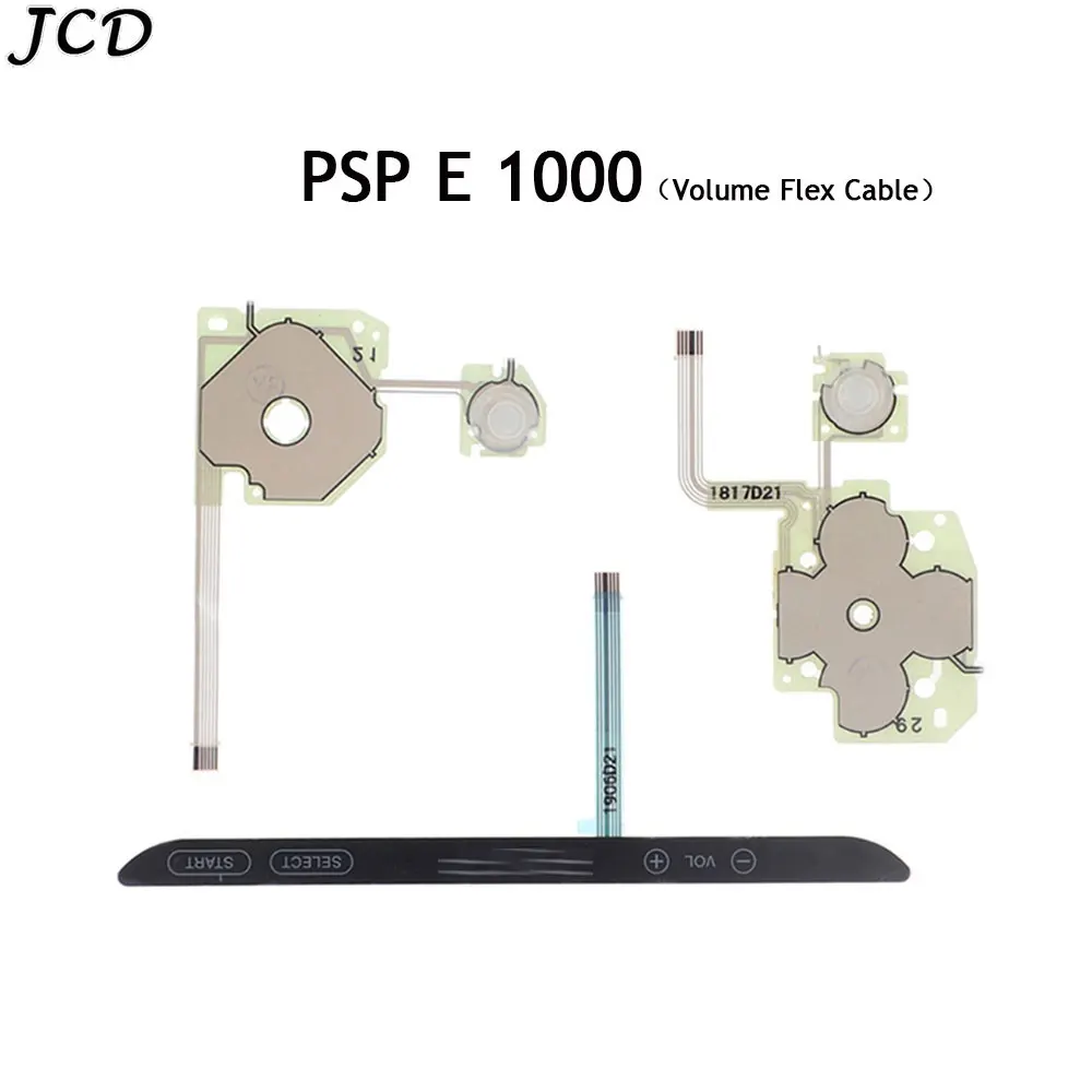 

JCD Replacement Direction Cross Left Right Volume Flex Cable for PSP E 1000 PSP E1000 Flex Ribbon Cable Keypad button