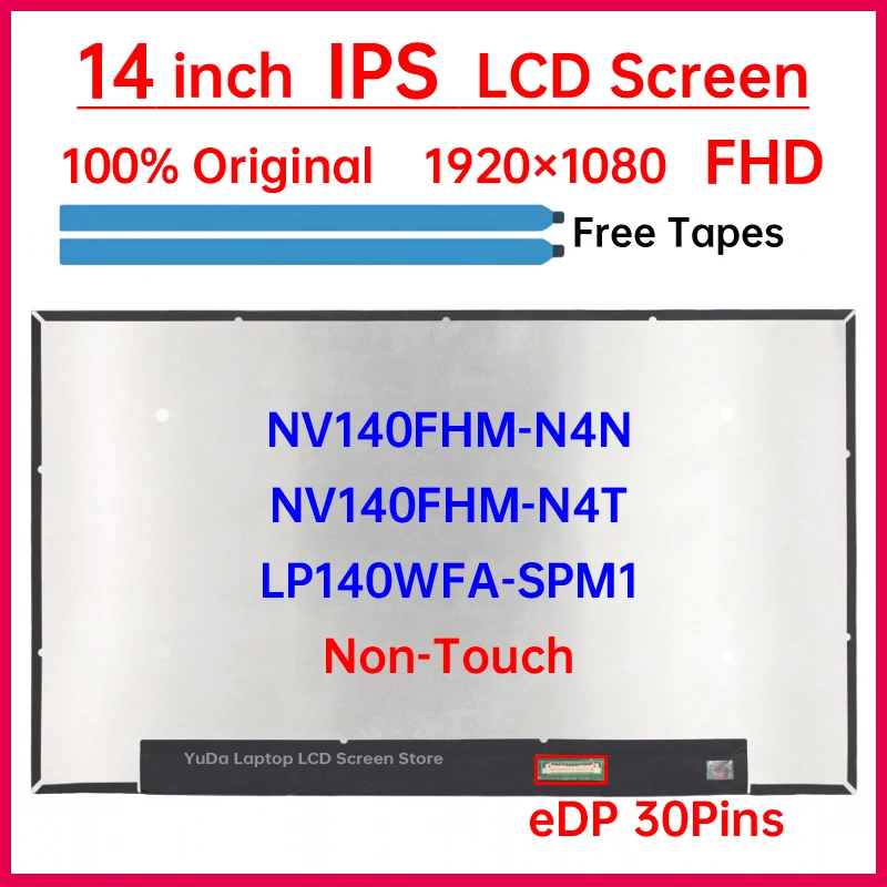 14-дюймовый IPS ЖК-экран для ноутбука NV140FHM-N4N NV140FHM-N4T LP140WFA-SPM1 Dell Latitude 5400 5410 5420 3420