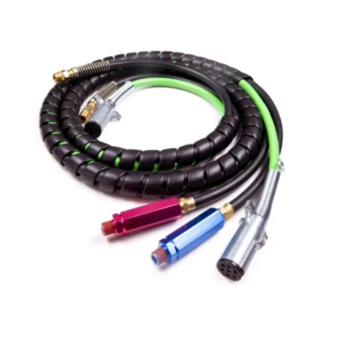 

12 feet 3 in one Air Power lines ABS Cable Tractor Trailer Connect Sets