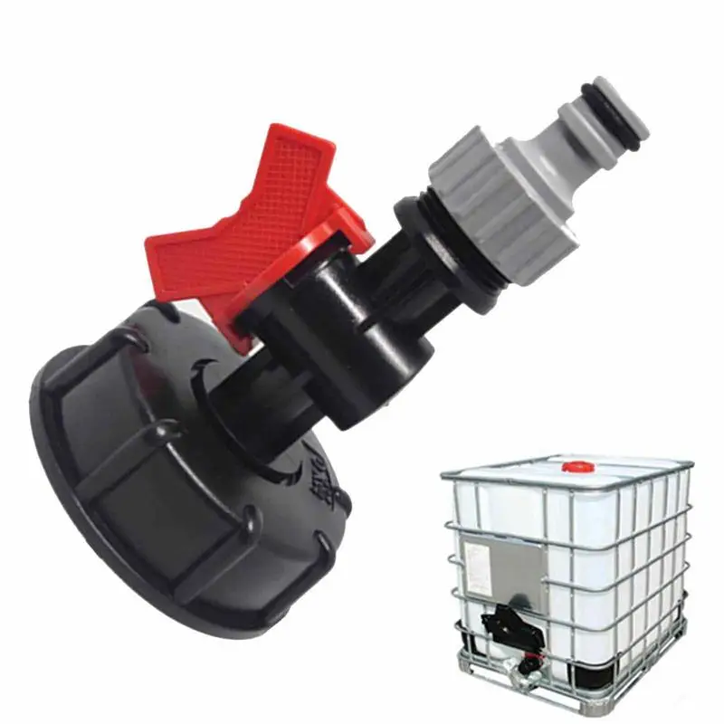 

IBC Tank Adapter S60X6 34'Thread Connector Replacement Valve Fitting Garden Hose Quick Connector Garden Water Connectors