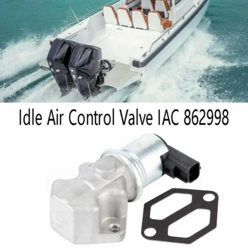 

Idle Air Control Valve & Gasket For Mercury Marine MerCruiser 862998 18-7701 Metal And Plastic Material 862998 18-7701