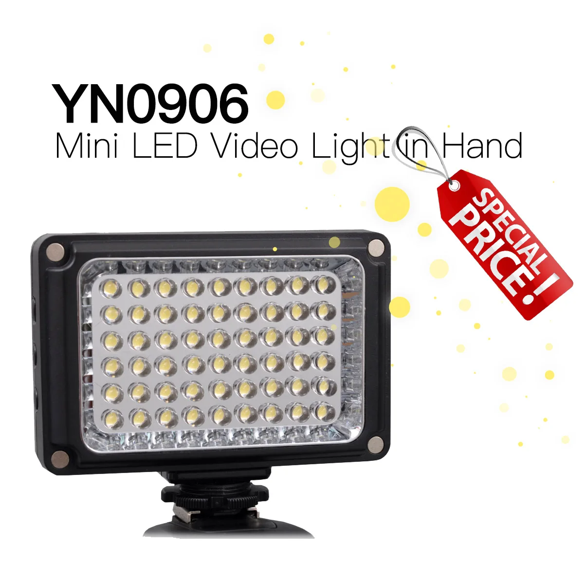 YONGNUO YN0906 54LED профессиональная Светодиодная лампа для фото, фотография для Canon Nikon Sony DSLR