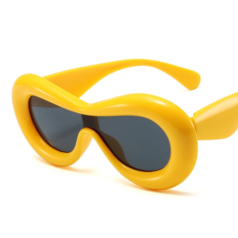 Очки солнцезащитные женские в стиле хип-хоп ярких цветов