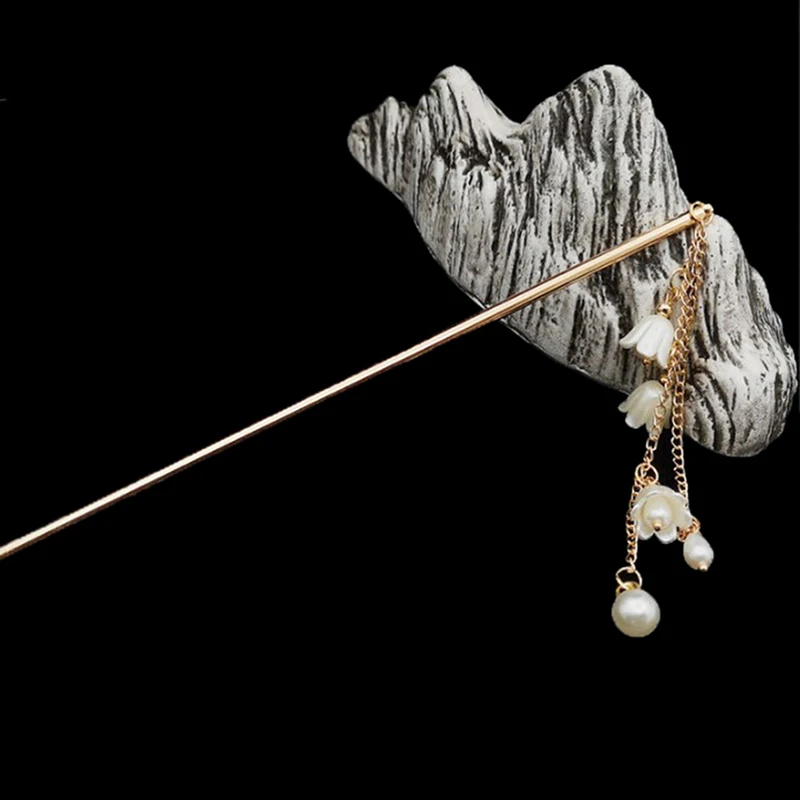 Классические заколки Hanfu Cheongsam колокольчик в стиле орхидеи палочки для волос