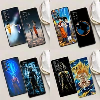 anime vegeta dragon ball phone case for samsung a01 a02 a03s a11 a12 a21s a32 a41 a72 a52s 5g a91 a91s case soft silicone