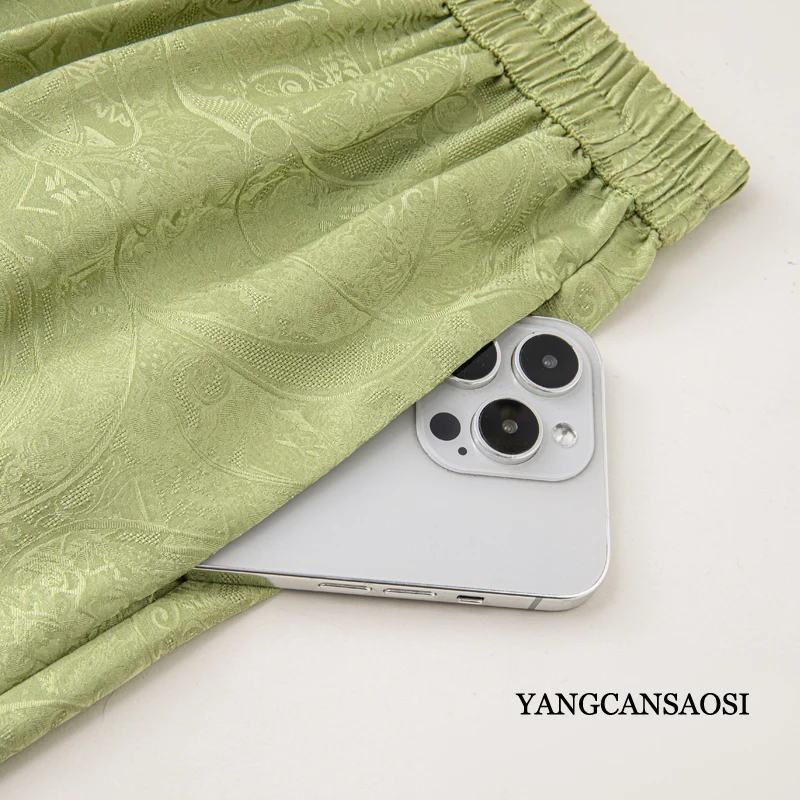 Женские летние свободные универсальные брюки до щиколотки HuaLuo из 2024