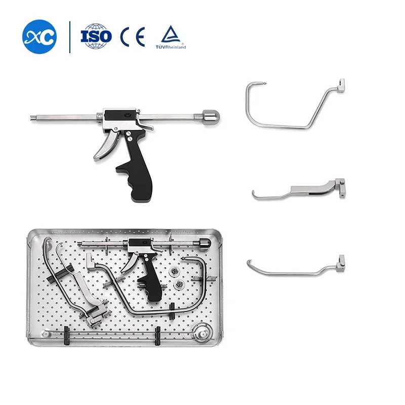 

Competitive Price Orthopedic Instrument Gun Type Recution Forceps Collinear Reduction Clamp Instrument Set