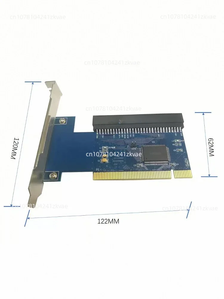 32-Bit PCI до 8-bit ISA card 62 pins плата адаптера gold tax control звуковая карта с удлинителем