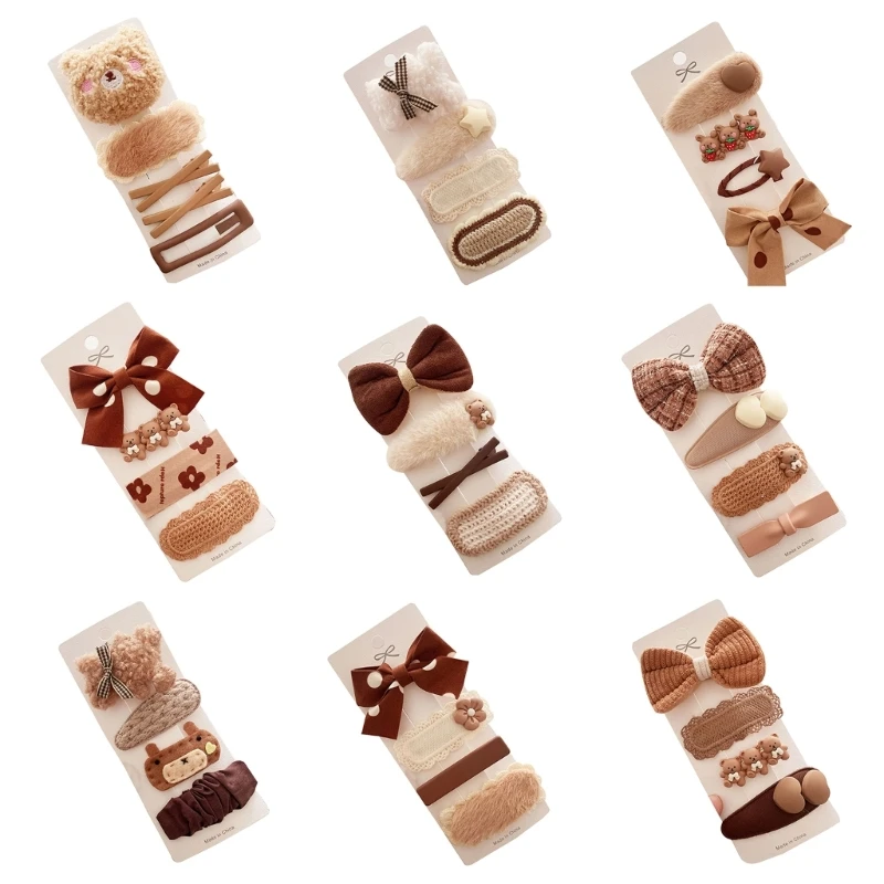 

Заколки-пряжки для волос для девочек, 4 шт.