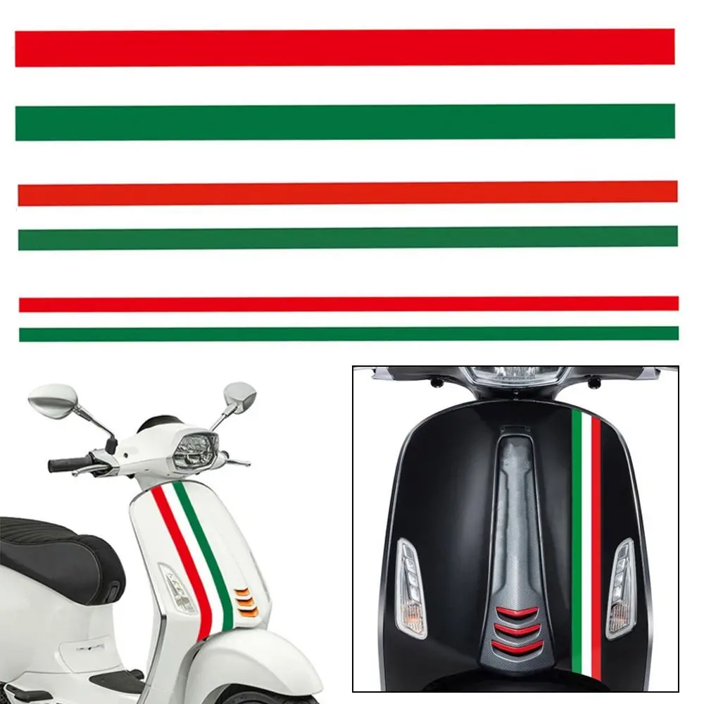 

45CM Length Motorcycle Reflective Sticker Decoration Accessories Modification Front Bumper Sticker Refitting Red White Red