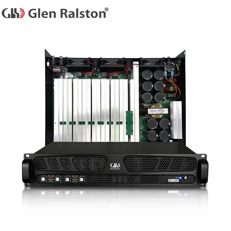 

Glen Ralston professional 4 Channels 4*1200watt DJ dj audio mixer