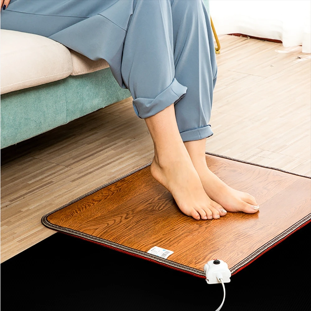 60W Heating Foot Warmer Electric Heating Pads Feet Leg Heated Blanket Thermostat Warming Tools Waterproof for Home Office Pet