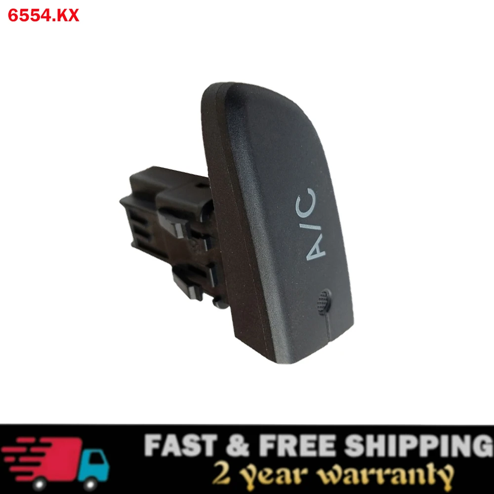 Кнопка переключения кондиционера с крышкой кнопка 6554KX для Citroen C1 Peugeot 107 Toyota Aygo MK1 -