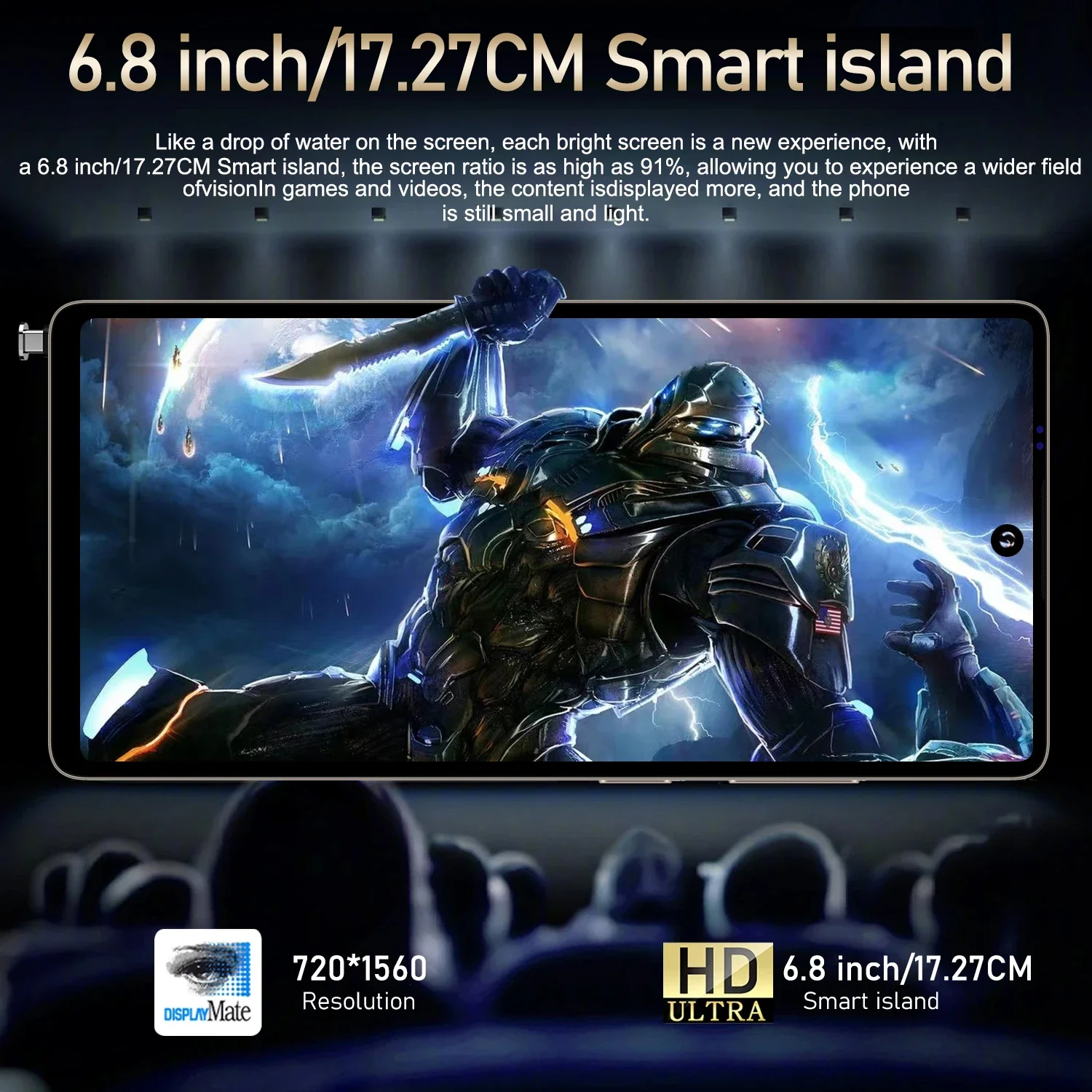 Фото Глобальная версия S25 Ultra Смартфон Android, 6,8 дюйма, 12 ГБ ОЗУ, 512 ГБ ПЗУ, двойная SIM-карта, мобильный телефон, магазин Google Play, 24 + 48 МП, 6800 мАч №3