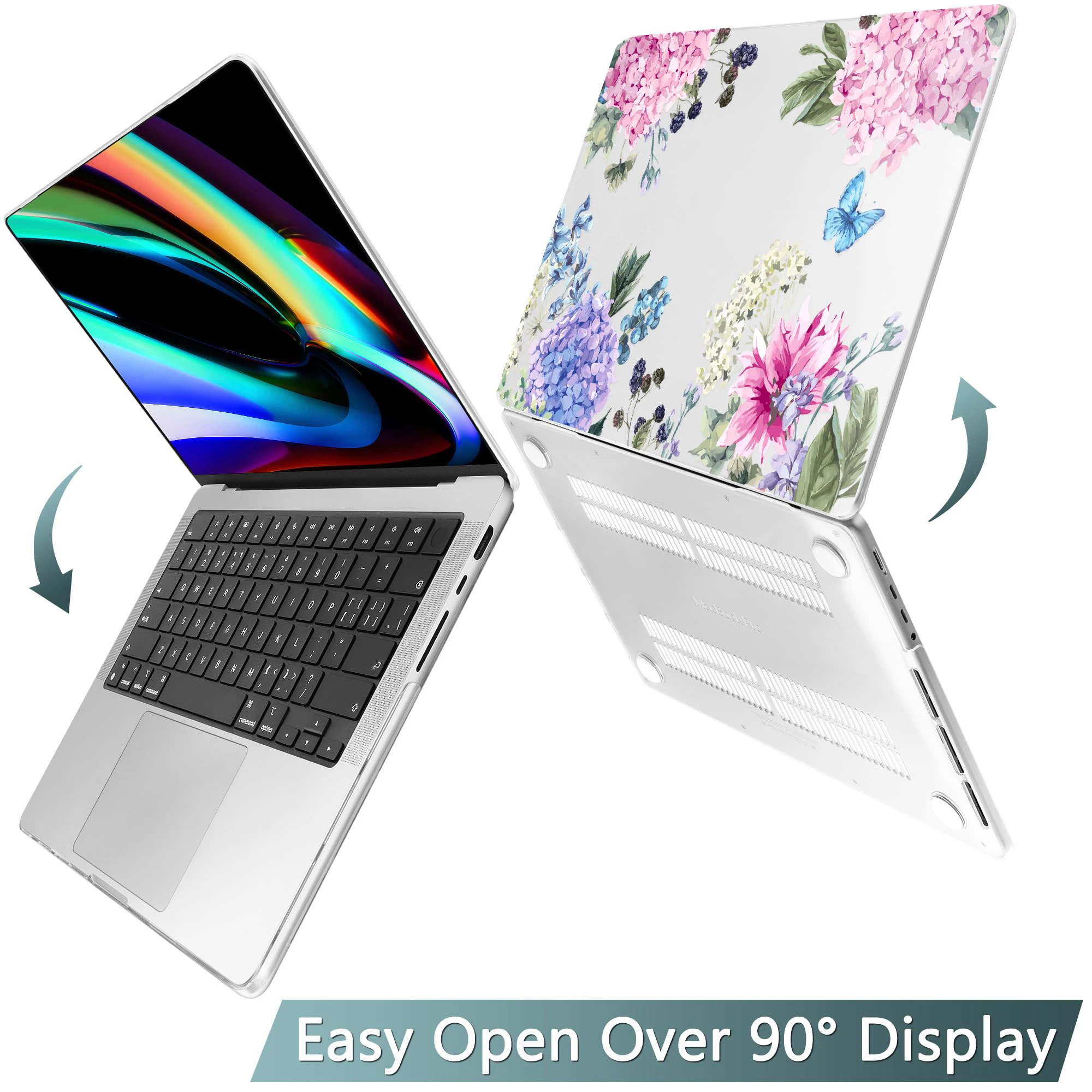 Чехол для ноутбука macbook pro 14 чехол 2024 дюйма Macbook Air M3 A3113 A3114 13 A2337 A2338 M1 Pro 16