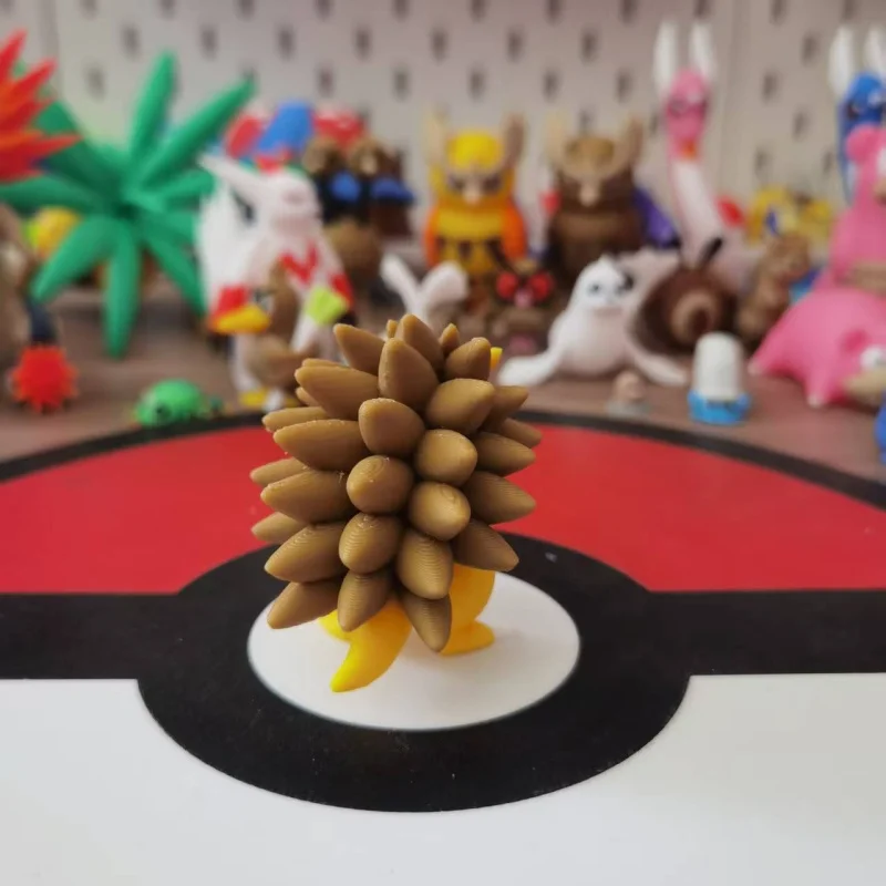 Фото Новая аниме Sandslash Sandshrew, экшн-фигурка, пропорция мира 1:20, сделай сам, 3d-принт, персонаж мультфильма, настольная статуя, детская подарочная игрушка №5
