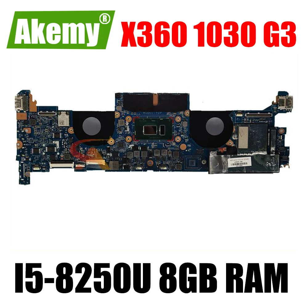 

For HP X360 1030 G3 Laptop Motherboard DA0Y0PMBAE0 L31860-001 L31860-601 With I5-8250U CPU 8G RAM 100% Tested Fast ship