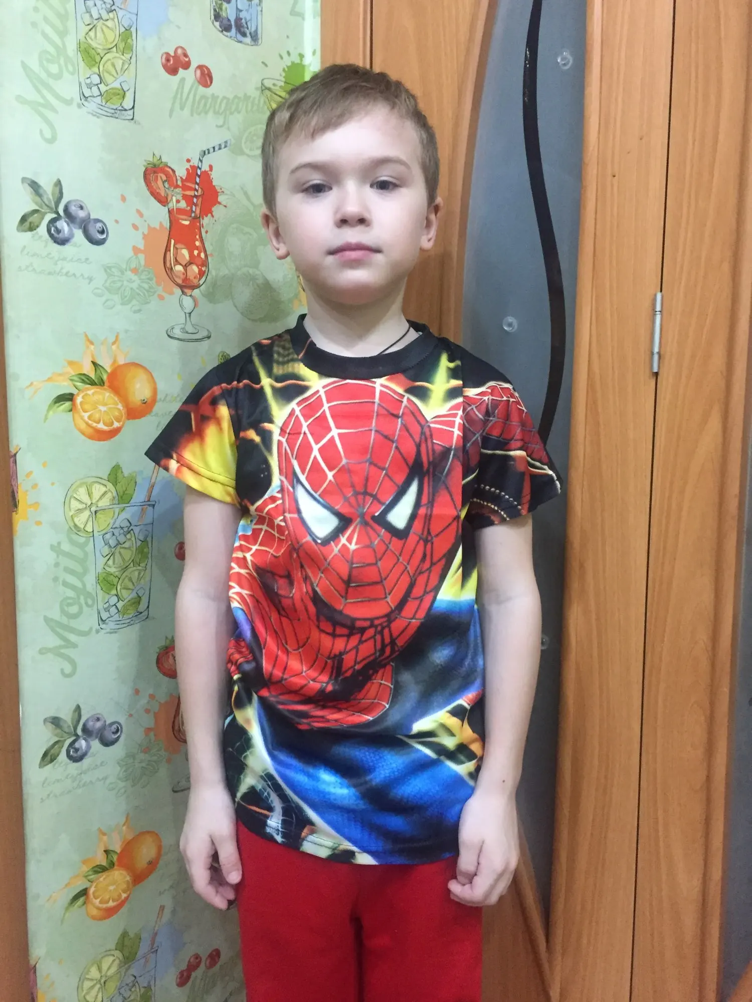 

Новинка лета 2022, футболки Mαrvel- Spidermαn 3D, детская модная повседневная Уличная одежда для мальчиков и девочек, крутая футболка с коротким рукав...
