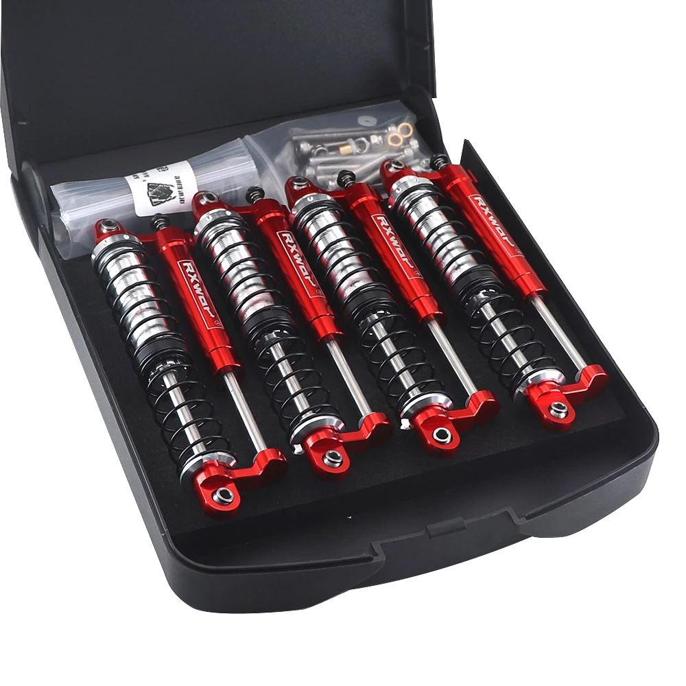 Фото Регулируемый масляный L = 105 мм, металлический амортизатор отрицательного давления, двойной демпфер для 1/8 Rc гусеничного автомобиля Meijiaxin H8h Yikong CROSSRS №5