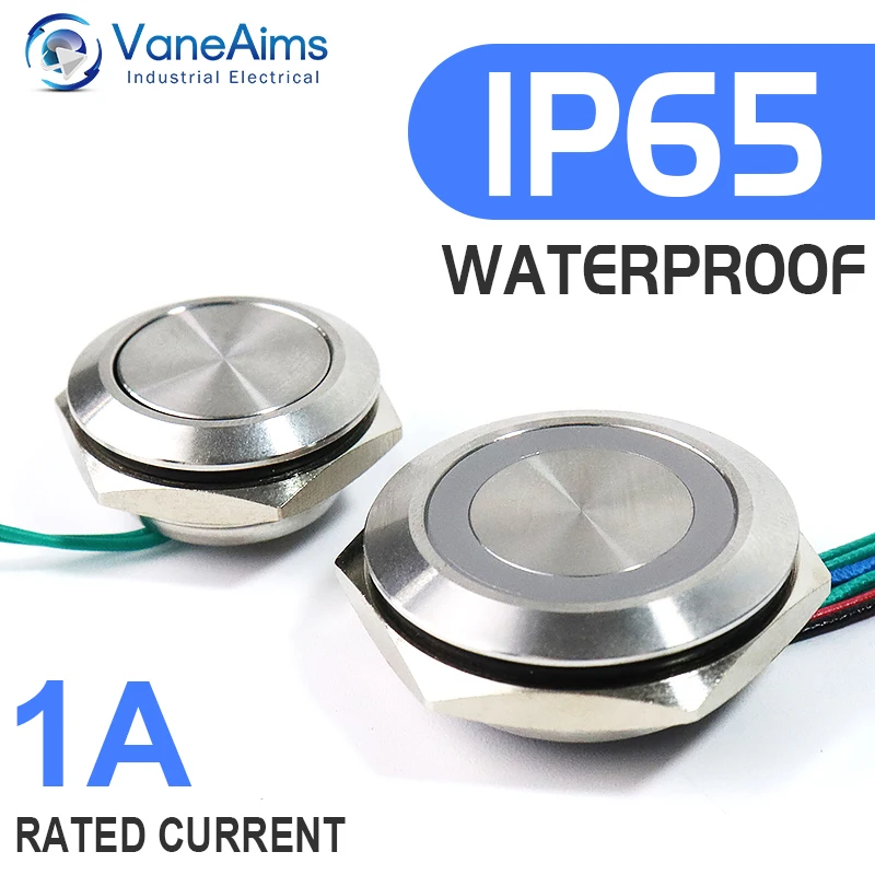 

Металлический кнопочный переключатель VaneAims 22/25/30 мм