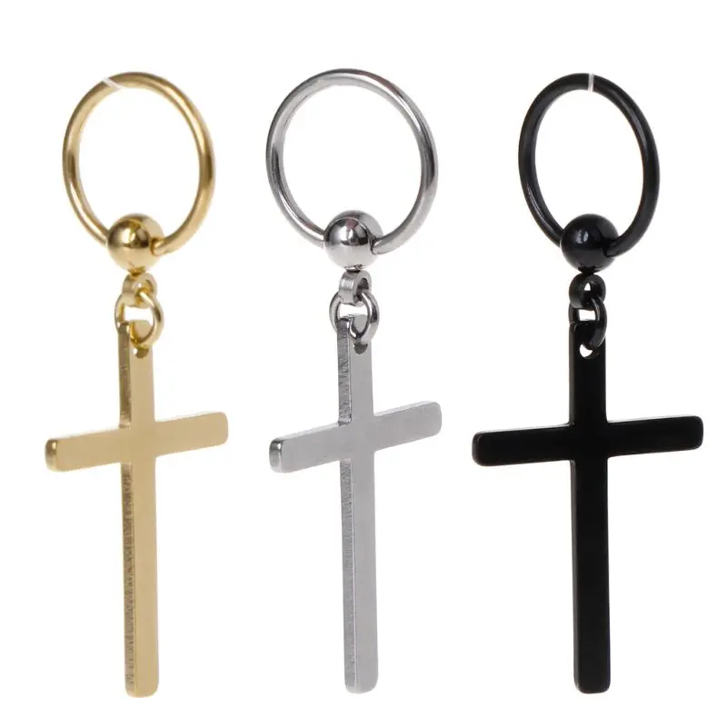 

New Design Earrings for Cross Pendant Dangle Earrings Brincos Hanging Buckle Jew Dropshipping
