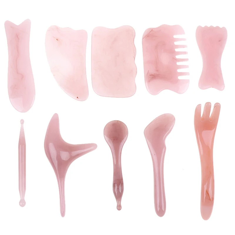 

SPA Massage Beeswax Gua Sha Scraping Massage Scraper Face Massager Acupuncture Guasha Board Massager for Face