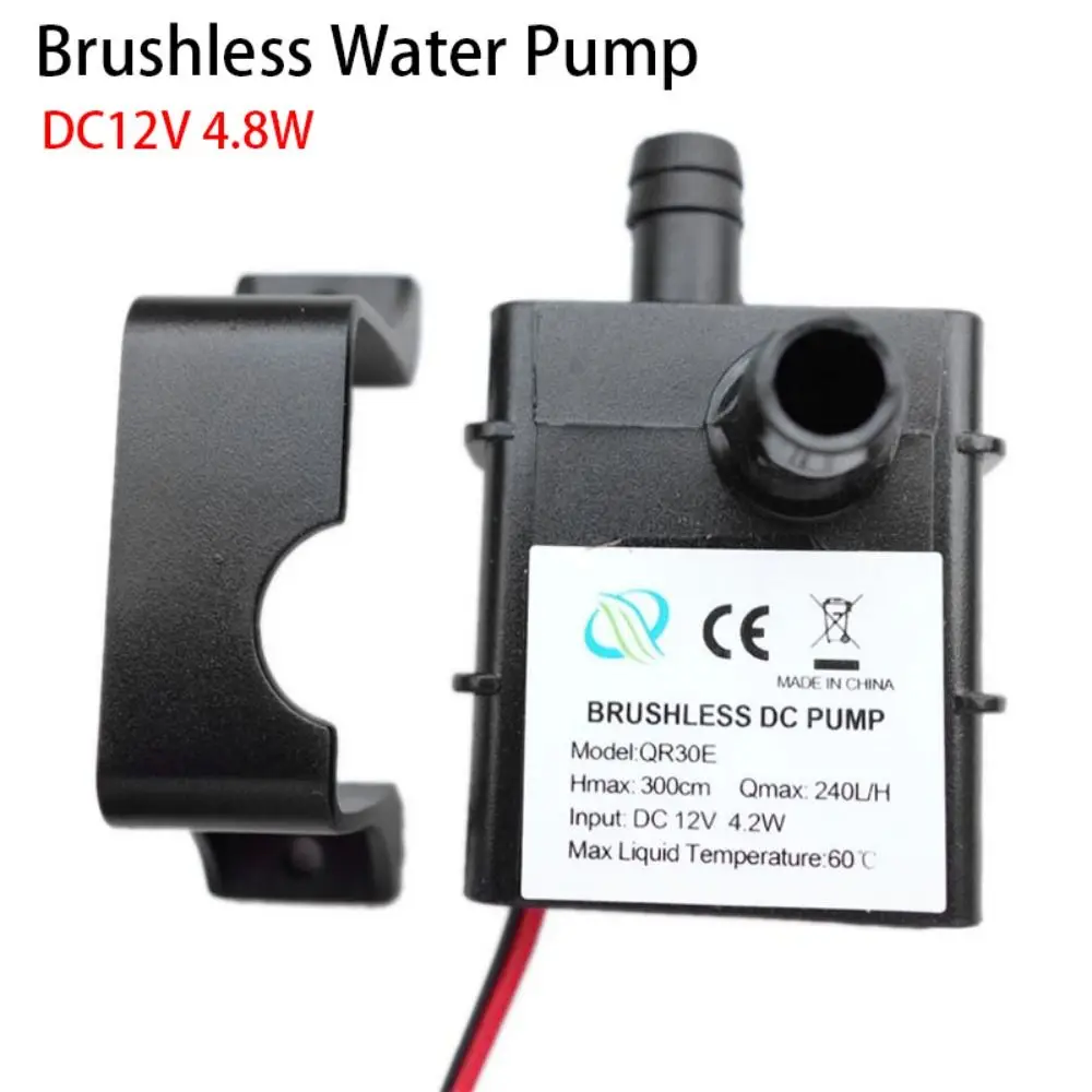 

240L/H Water Pump DC 12V 24V Solar Brushless Motor Circulation Submersible Water Pumps 4.8W Watering Pump Ultra Quiet Pool Pump