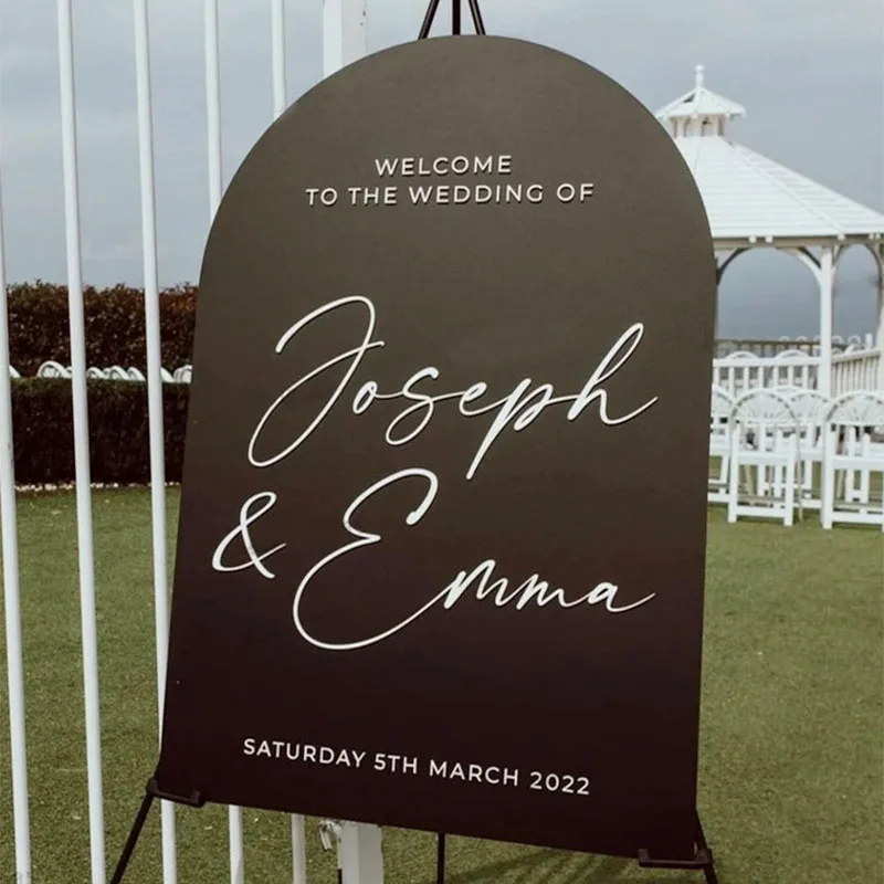 Свадебный знак приветствия наклейки во французском стиле свадебный Декор виниловые наклейки художественные фрески на заказ имя и Дата Настенная Наклейка