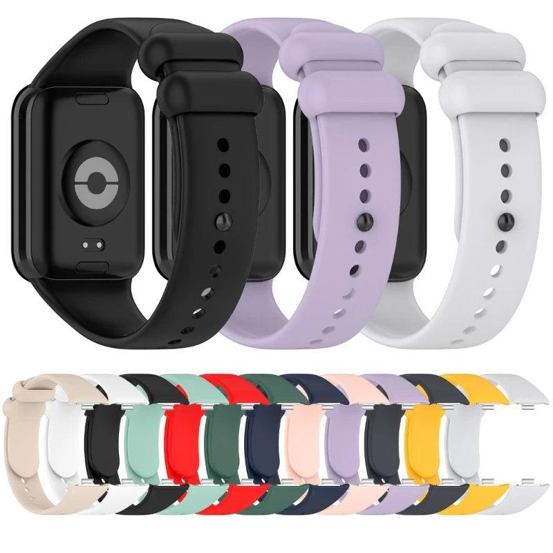 

Silicone Watch Band Wrist Strap Replacement Wristband for xiao-mi band 8 Quick Release Strap Sweatproof Bracelet Belt