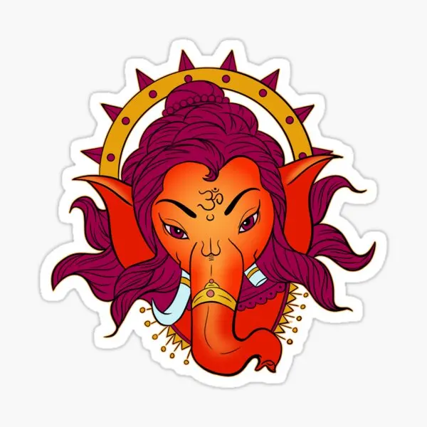 Наклейка Слон Бог аксессуары для мотоциклов и велосипедов бампер кемпера