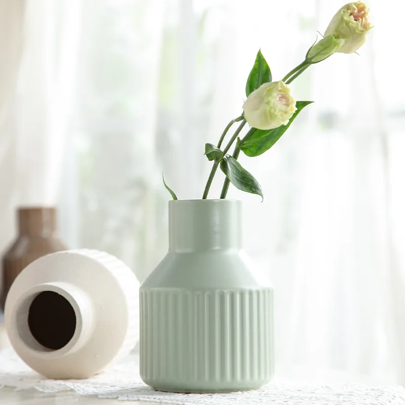 

White vase artwork ceramic decorative ceramic vase