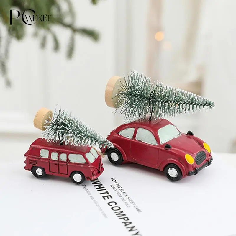 

Christmas Car With Tree Ornaments Christmas Decoration For Xmas Tree Pendant New Year Party Kids Gifts