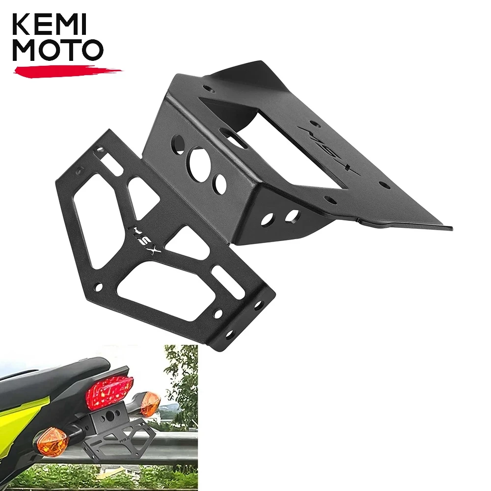 

For HONDA GROM125 License Plate Bracket Holder Fender Eliminator Kits Registration Tail Tidy Aluminum For GROM125 2017 18 2020