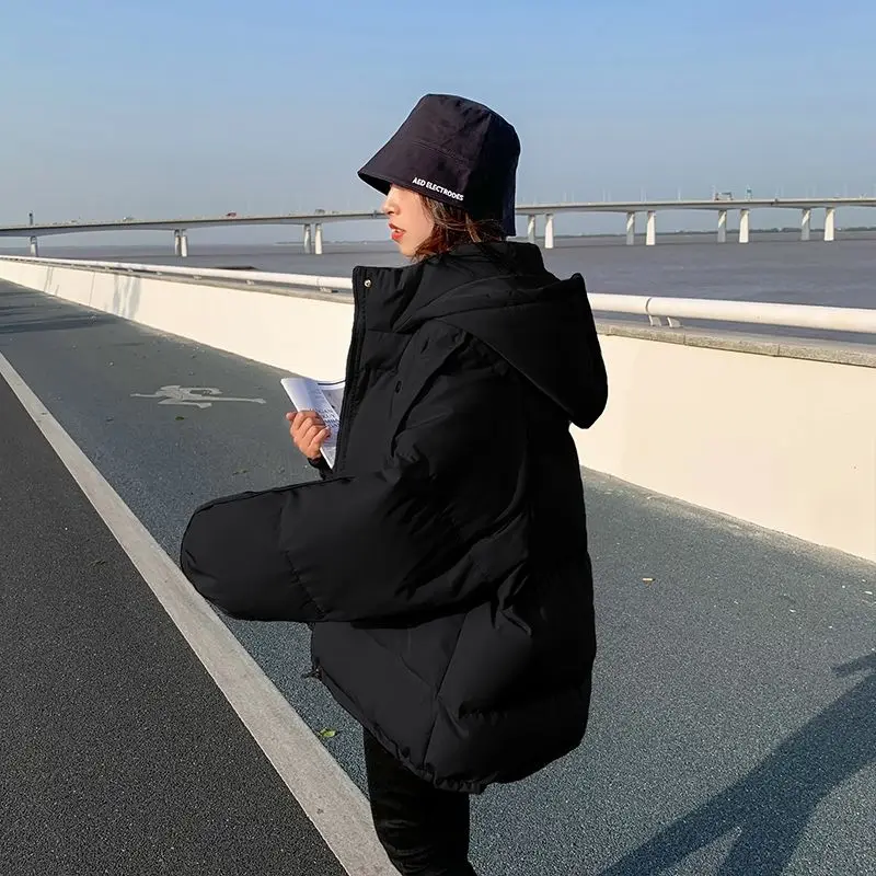 Winter Coat for Women Coats Parkas Jackets Hooded Down Cotton Padded Jacket Warm Thickening Loose New 2022 Bread Jacket