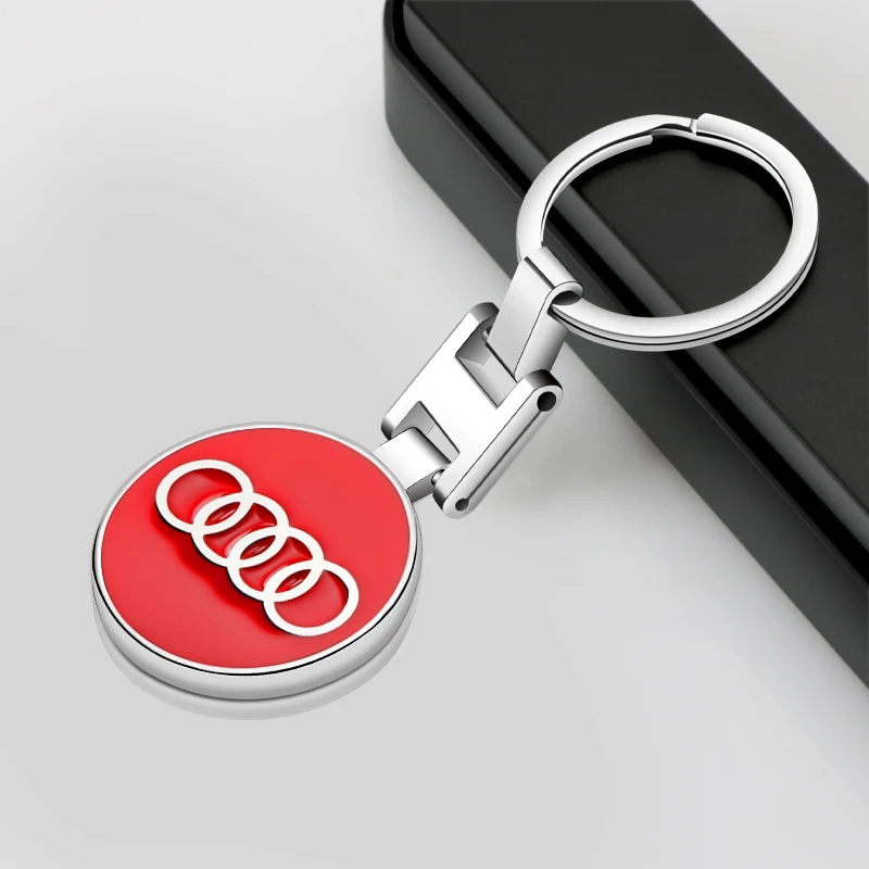 Автомобильная эмблема брелок Стайлинг кольцо для ключей аксессуары Audi Quattro A3 A4 B8