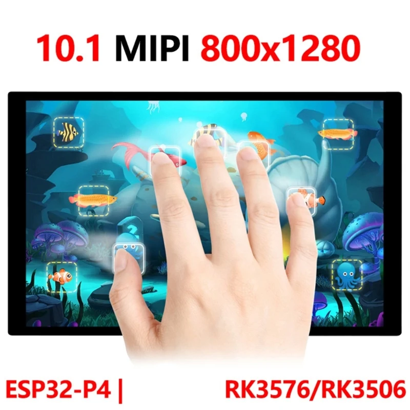 10 1-дюймовый ЖК-экран высокого разрешения 800x1280 для проектов ESP32P4 Прямая поставка