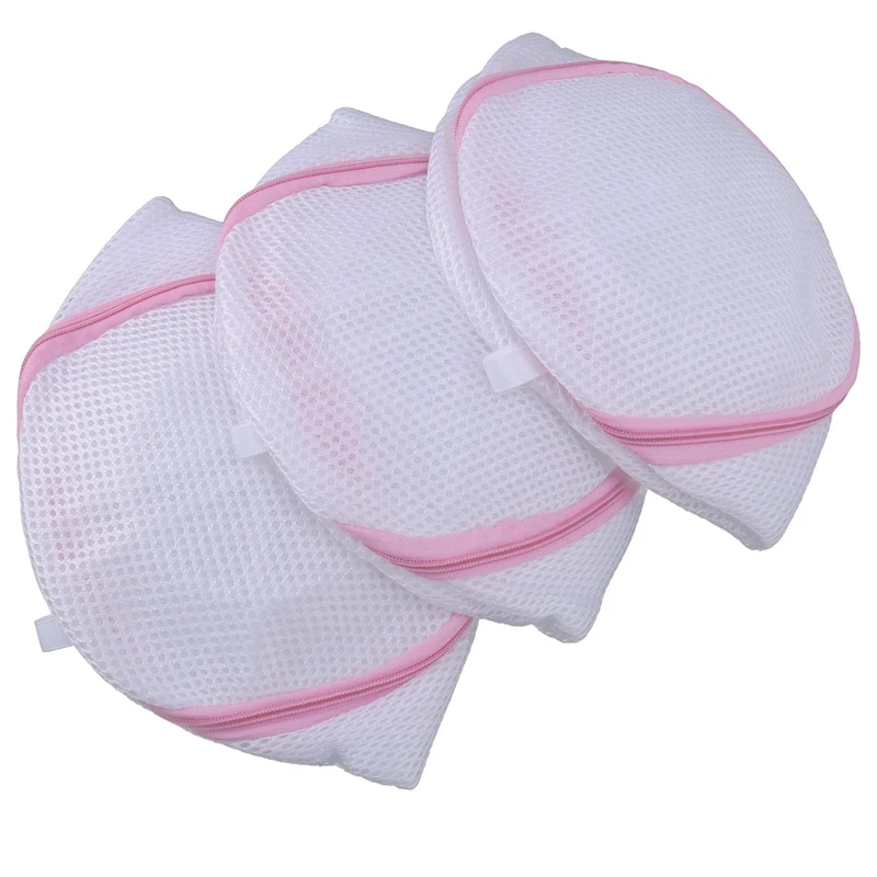 

Laundry Nets, Washing Bag, Set Of 3, Proteger Bra, Delicate Clothing Or Fragile, To Wash Comfortably, Size --- 15Cm H X 17Cm Dia