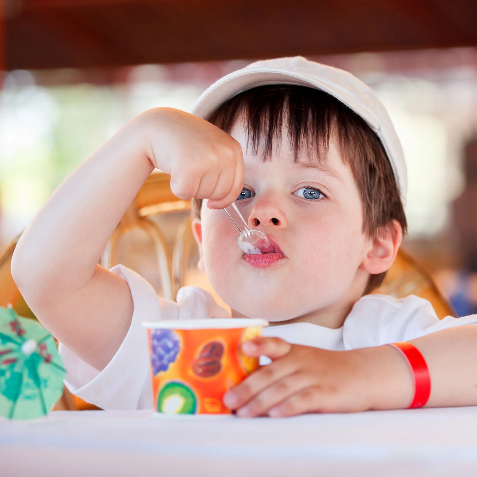 200 шт. пластиковые ложки одноразовые прозрачные легкие для торта мороженого