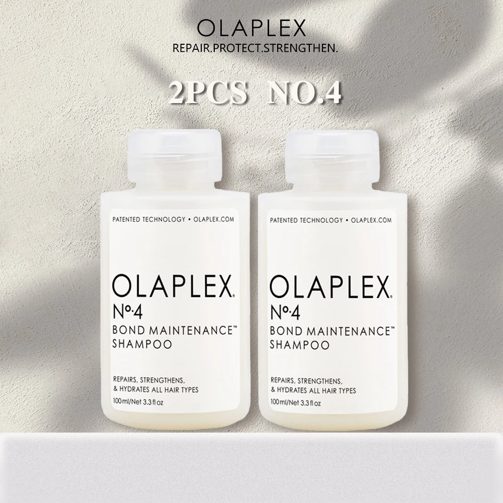 

2 шт., увлажняющий шампунь Olaplex No.4 для ухода за волосами, 100 мл