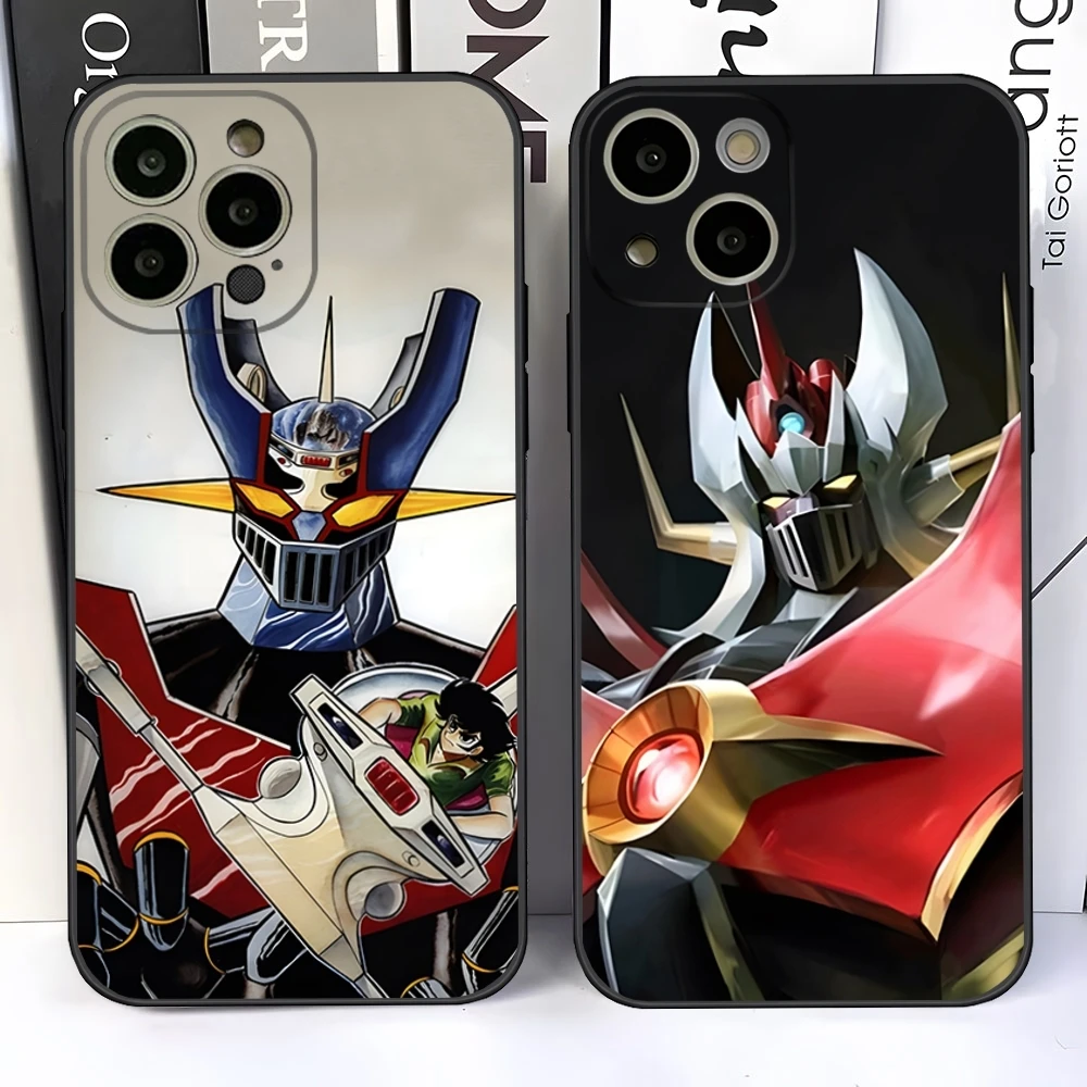 Фото Чехол для телефона UFO Robot Goldorak для 14 Pro Max для Iphone 16 15 13 14 12 Mini 11 Xr X Xs Pro Max 8 7 Plus, задняя крышка №1