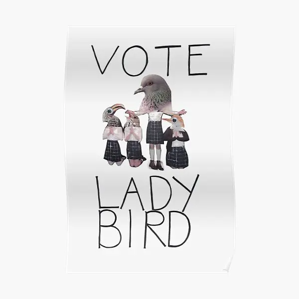 Постер Vote Lady Bird декорация картина Искусство Декор Современная забавная комната
