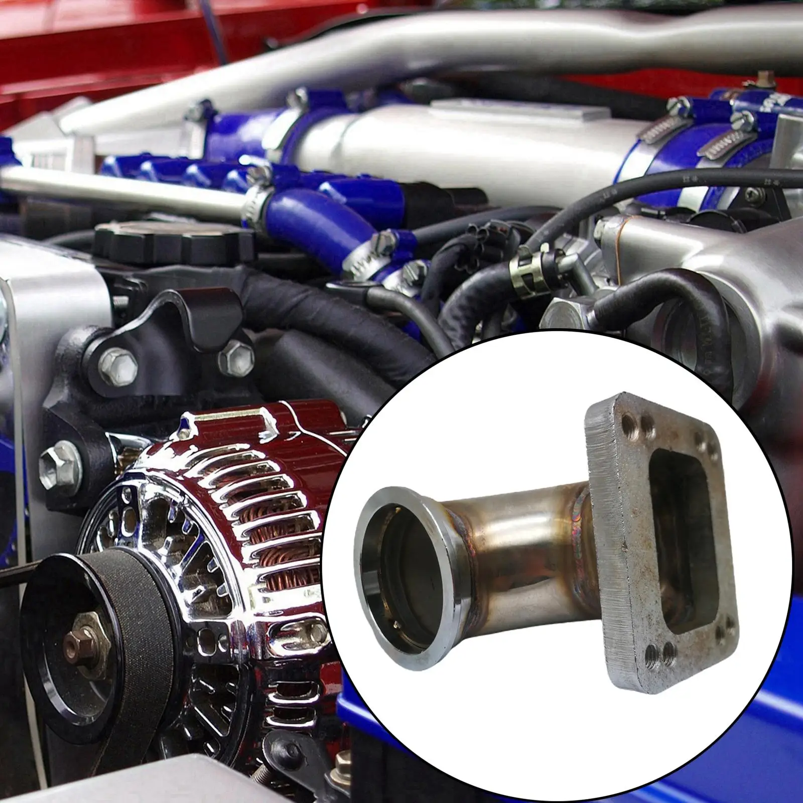 64 мм/2 5 дюйма Vband 90 градусов литой локоть адаптер фланец T3 T4