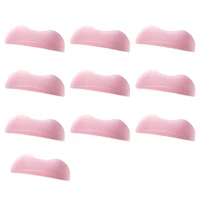 10 pcsset silicone eyelash perm pad recycling lashes rods shield lifting 3d eyelash curler makeup accessories applicator tools