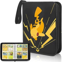 cover case for pokemon card binder trading card binder trading card holder 400 cards waterproof binder card album storage set