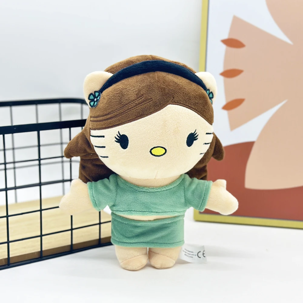 Очаровательная плюшевая игрушка кошка-24 см мягкая и очаровательная Кошка с