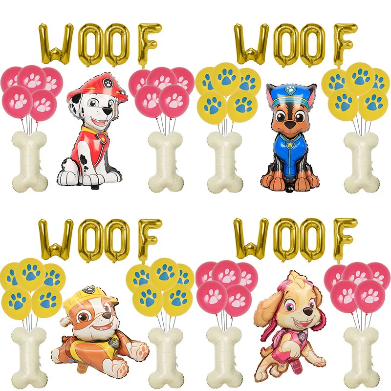 

Children's Party Supplies Paw Patrol Birthday Party Decoration Balloon Boy Girl Birthday Party Decoration Aluminum Film Balloon