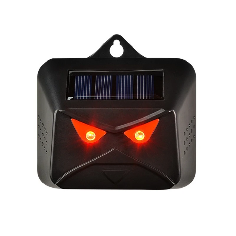 

1 Pcs Nighttime Animal Deterrent Light Solar Powered Nocturnal Animal Repeller With Bright Strobe LED Lights