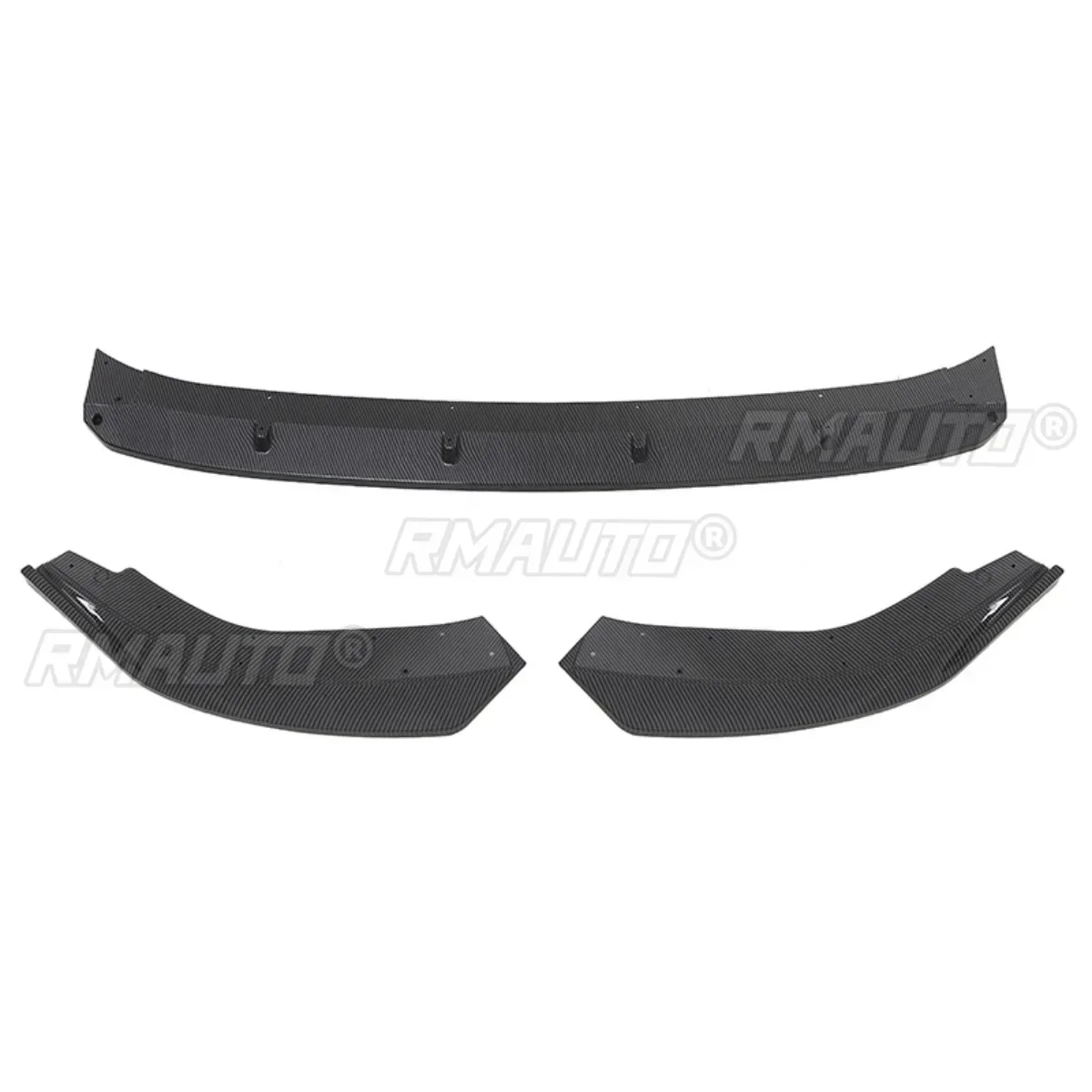 Для VW Golf MK8 Pro GTI R-Line 2021-2024 комплект кузова спойлер переднего бампера вид из